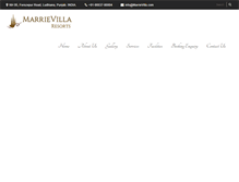 Tablet Screenshot of marrievillaresorts.com